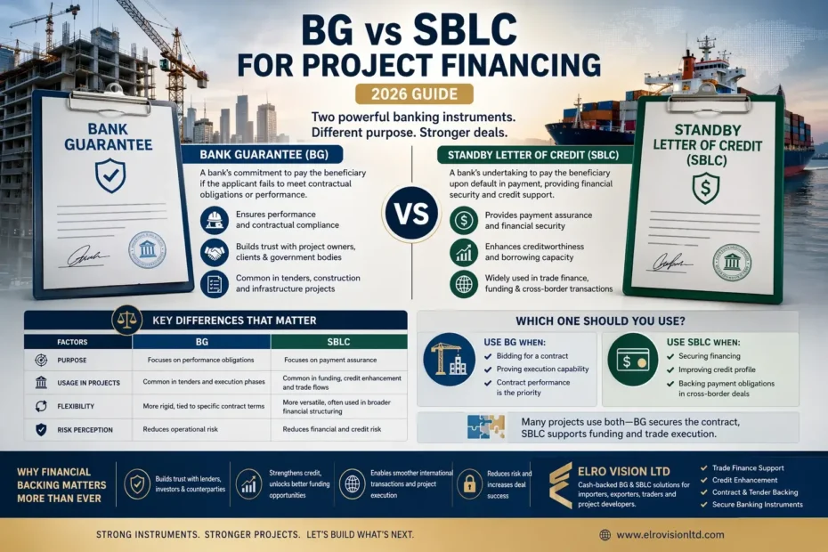 Bank Guarantee vs SBLC for Project Financing